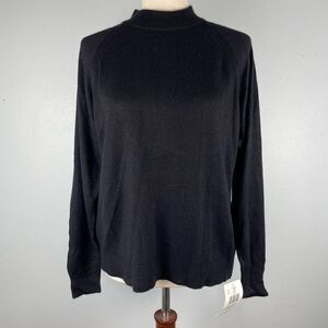 NWT Designers Originals Black Sweater Size L